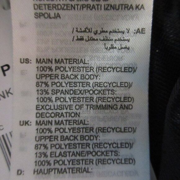 ADIDAS Mens Woven Pants Sz M Ink Dk Navy Blue Athletic Gym Workout Training NWT - Picture 7 of 12